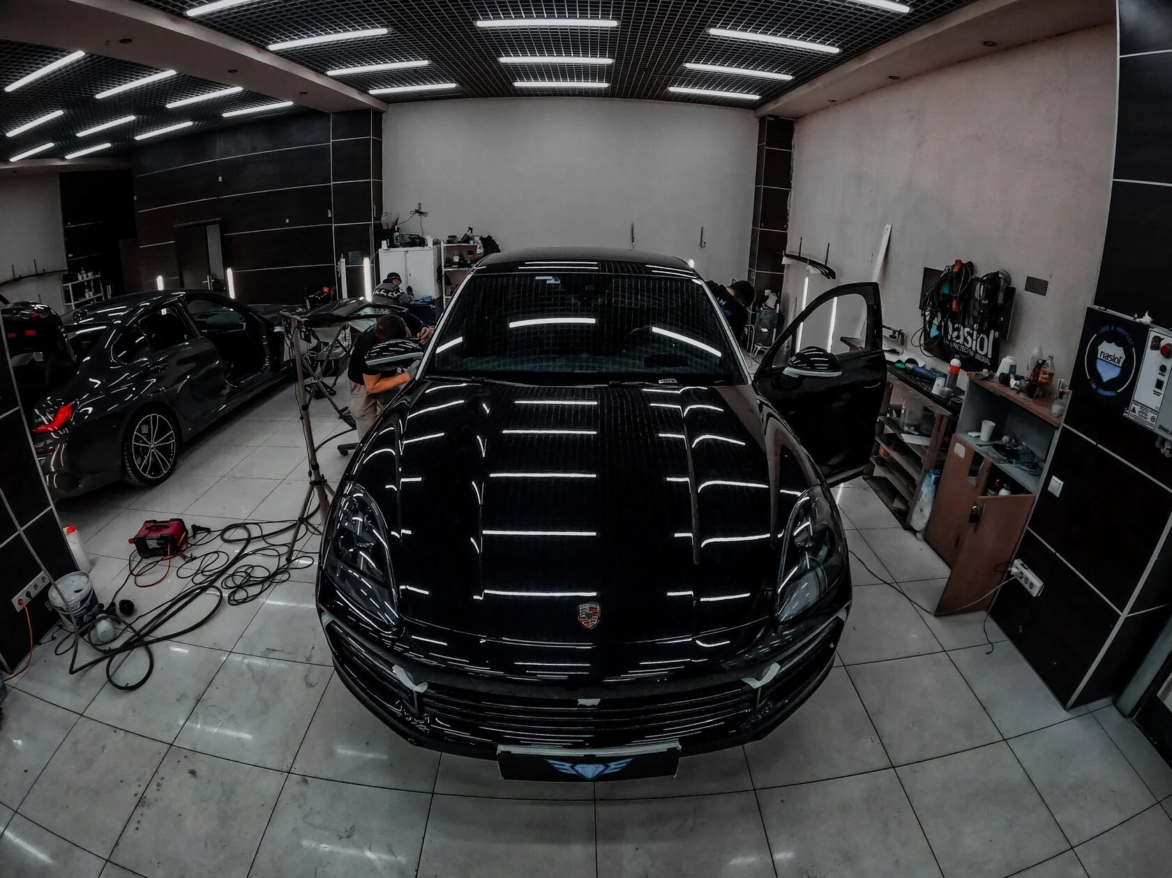 Porsche Macan после детейлинга